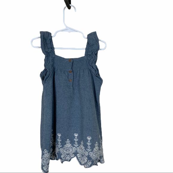 Jessica Simpson Sleeveless Chambray Tunic Size 6X - Picture 4 of 7